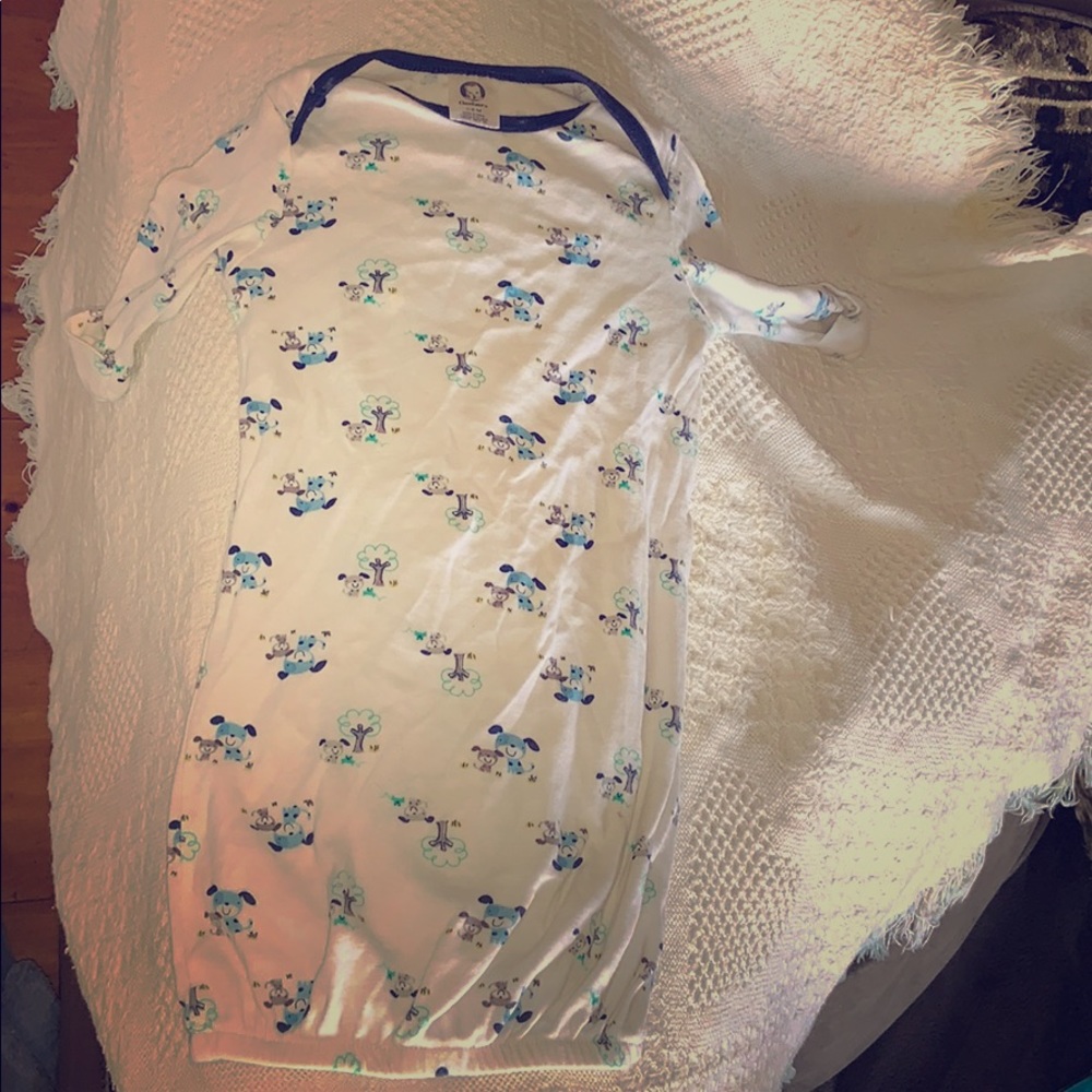 Baby sack gown